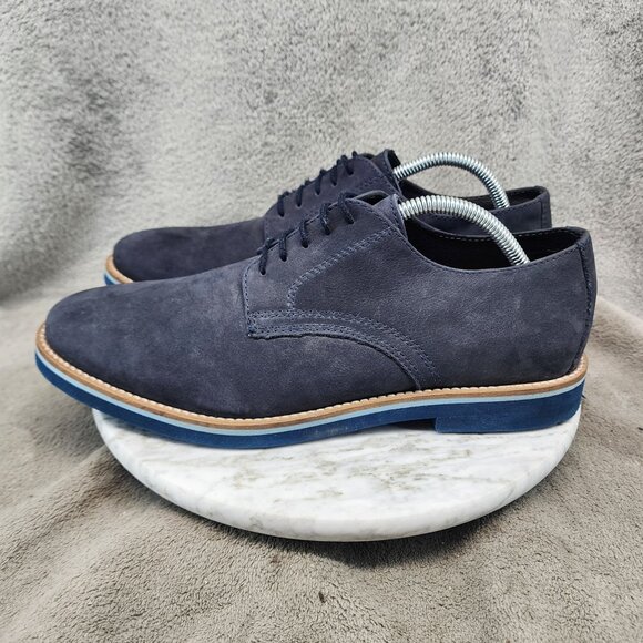 Bar III Shoes Mens Size 10.5 Blue Lace Up Oxfords *GUC* main image 9